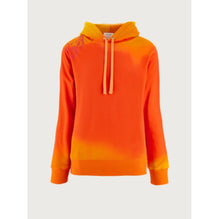 Long Sleeve Dip Dye Hoodie - Red/Orange/Yellow