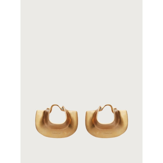 Sculpture Earrings - Gold