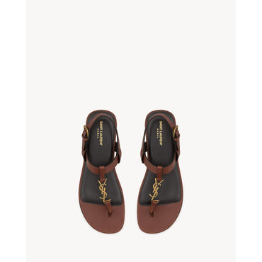 Cassandra 05 Flat Sandals - Dark Papaya