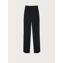 Tailored Trouser with Satin Inserts - Black