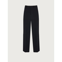 Tailored Trouser with Satin Inserts - Black