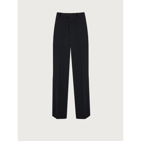 Tailored Trouser with Satin Inserts - Black