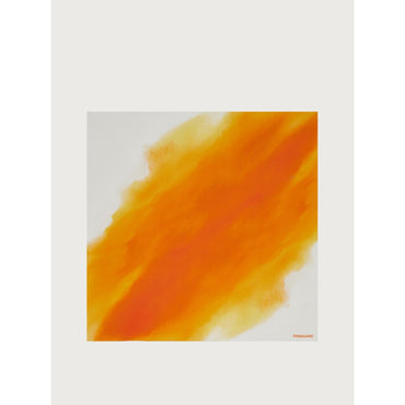 Ombre Print Foulard - Orange