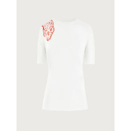 Jaguar Print T-Shirt - White