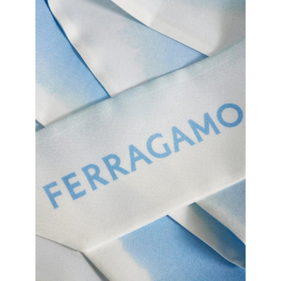 Ombre Print Headscarf - Sky Blue