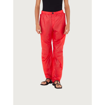 Drawstring Cargo Pants - Men - Red