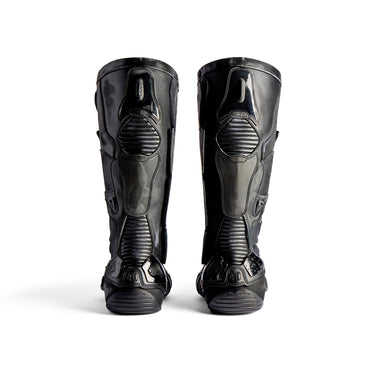 Biker Boot Mix Leat/Tpu - Black