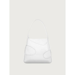 Small Shoulder Bag with Cut-Out Detailing - Optic White