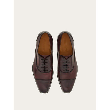 Tramezza Oxford With Toe Cap - Men - Nebbiolo