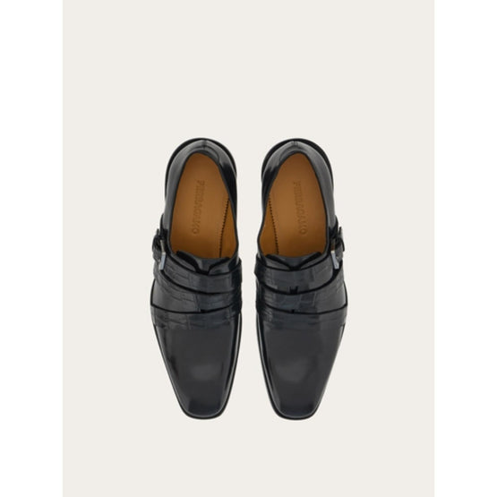 Side Buckle Shoe - Black