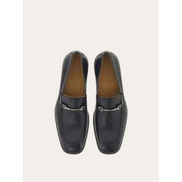 Moccasin With Gancini Ornament - Men - Black