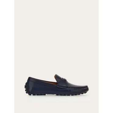 Driver With Gancini Ornament - Men - Marine Blue/Cookie