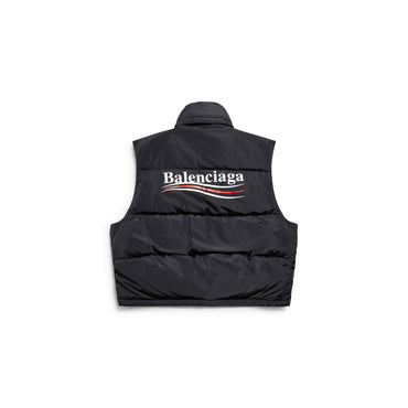 Cocoon Puffer Gilet - Black