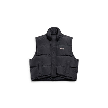 Cocoon Puffer Gilet - Black