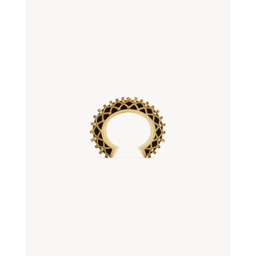 Byzance Bumpy Bracelet - Dore/Crystal/Montana