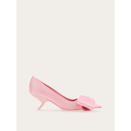 Mule with Asymmetric Bow - Pink