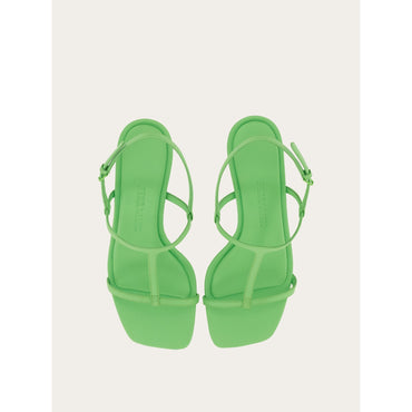 Elina Sandal - Calfskin - Lime Green