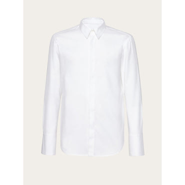 Long Sleeved Sports Shirt - Men - Optic White