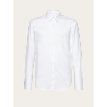 Long Sleeved Sports Shirt - Men - Optic White