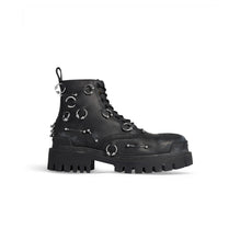 Strike Bootie Leath/Pierc - Black/Silver - Men