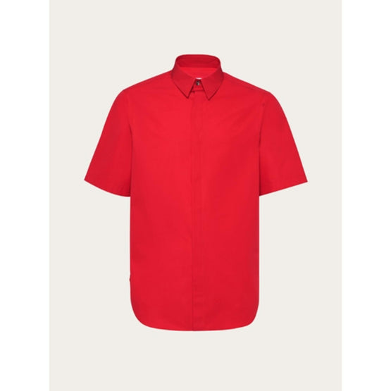 Short Sleeved Sports Shirt - Red