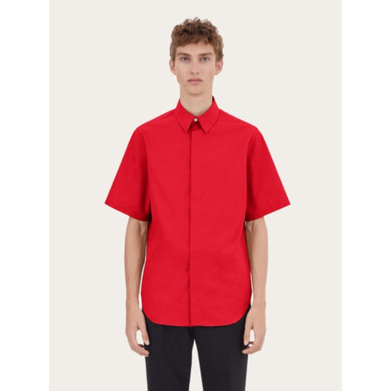 Short Sleeved Sports Shirt - Red