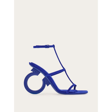 Elina Sandal - Calfskin - Lapis Lazuli