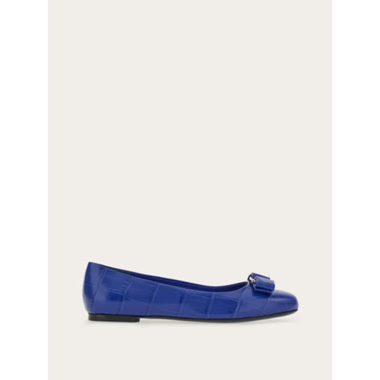 Vara Bow Ballet Flats - Lapis Lazuli