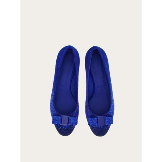 Vara Bow Pumps with Dégradé Crystals - Lapis Lazuli