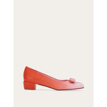 Vara Bow Bicolor Pumps Shoe - Bubble Gum/Flame Red