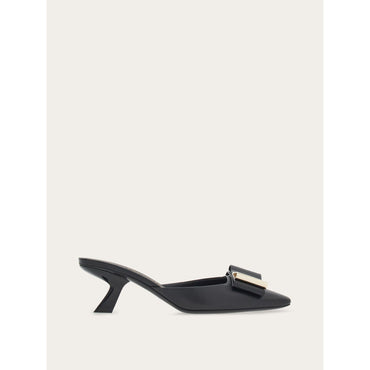 Double-Bow Mule - Ladies - Black