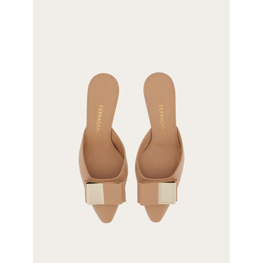 Double-Bow Mule - Nappa - Amaretti