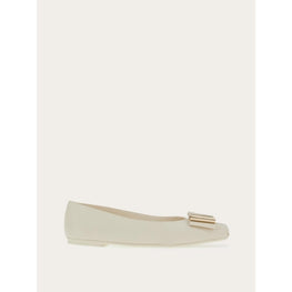 Double-Bow Ballet Flats - Mascarpone