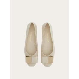 Double-Bow Ballet Flats - Mascarpone