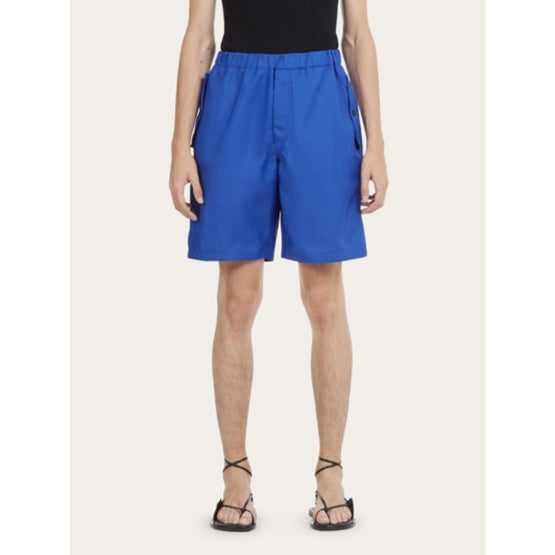 Sporty Bermuda Short - Lapis Lazuli