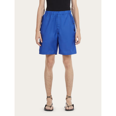 Sporty Bermuda Short - Men - Lapis Lazuli