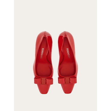 Vara Bow Pump - Ladies - Flame Red