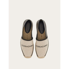 Canvas Espadrilles - Natural/Black