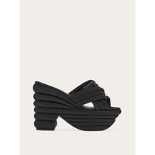 Sandal With Sculptural Platform - Ladies - Black