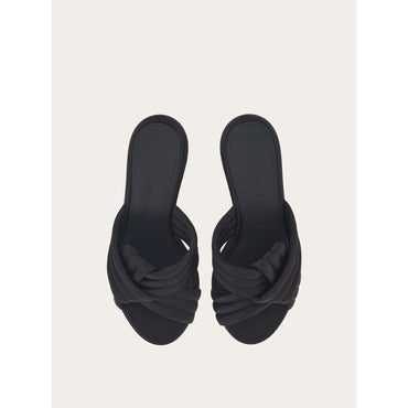 Sandal With Sculptural Platform - Ladies - Black