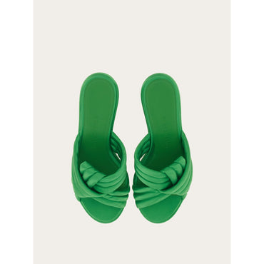 Sandal With Sculptural Platform - Ladies - Grass Green