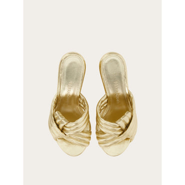 Sandal With Sculptural Platform - Ladies - Platinum