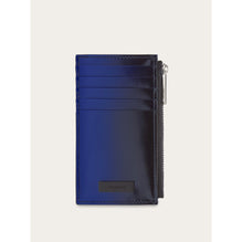 Credit Card Holder With Custom Metal Plate - Men - Lapis Lazuli/Black