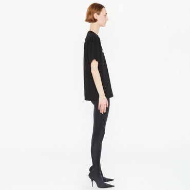 Medium Fit T-Shirt - Black/White