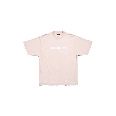 Medium Fit T-Shirt - Light Pink/White