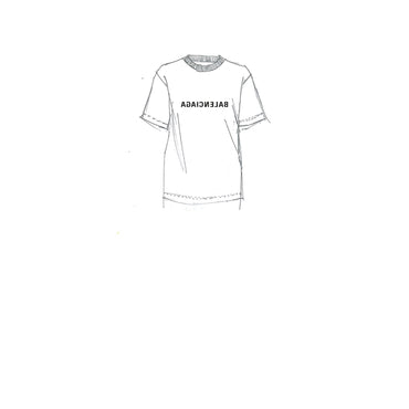 Medium Fit T-Shirt - Ecru/Black