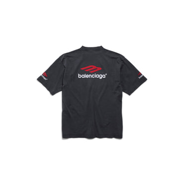 Medium Fit T-Shirt - Fade Black/Red/White