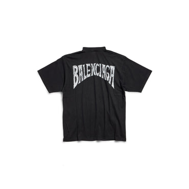 Medium Fit T-Shirt - Faded Black/White