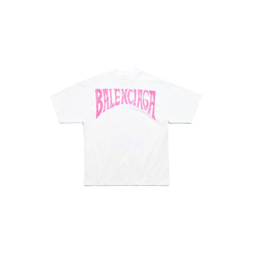 Medium Fit T-Shirt - White/Pink