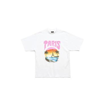 Medium Fit T-Shirt - White/Pink
